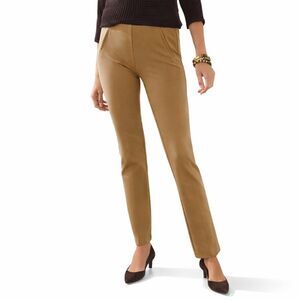 Chico's Ponte Ankle Pants Size 0 (4) Inner Stretch Waistband